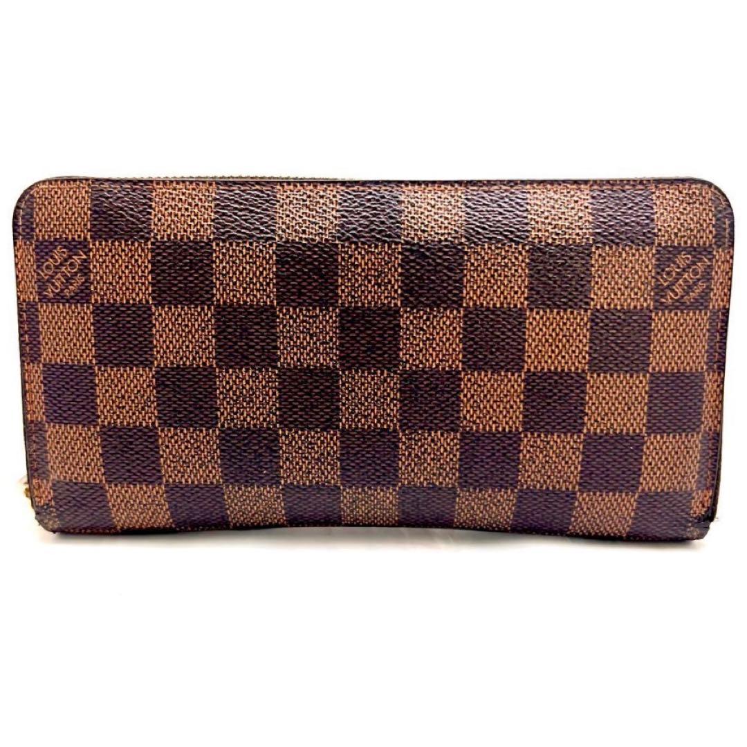 ルイヴィトン ダミエ エベヌ ジッピーウォレット N60015 ラウンドジップ