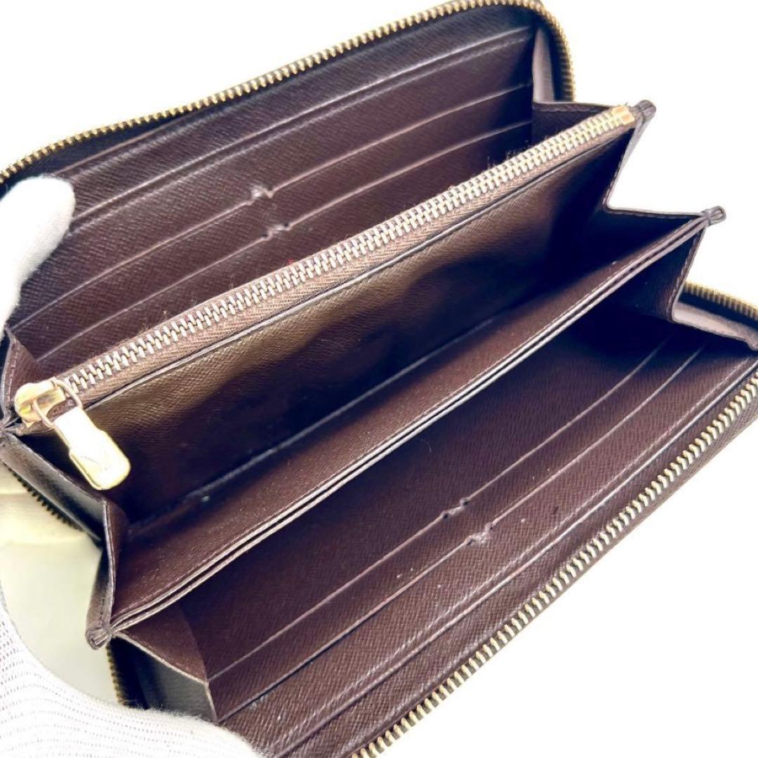 ルイヴィトン ダミエ エベヌ ジッピーウォレット N60015 ラウンドジップ