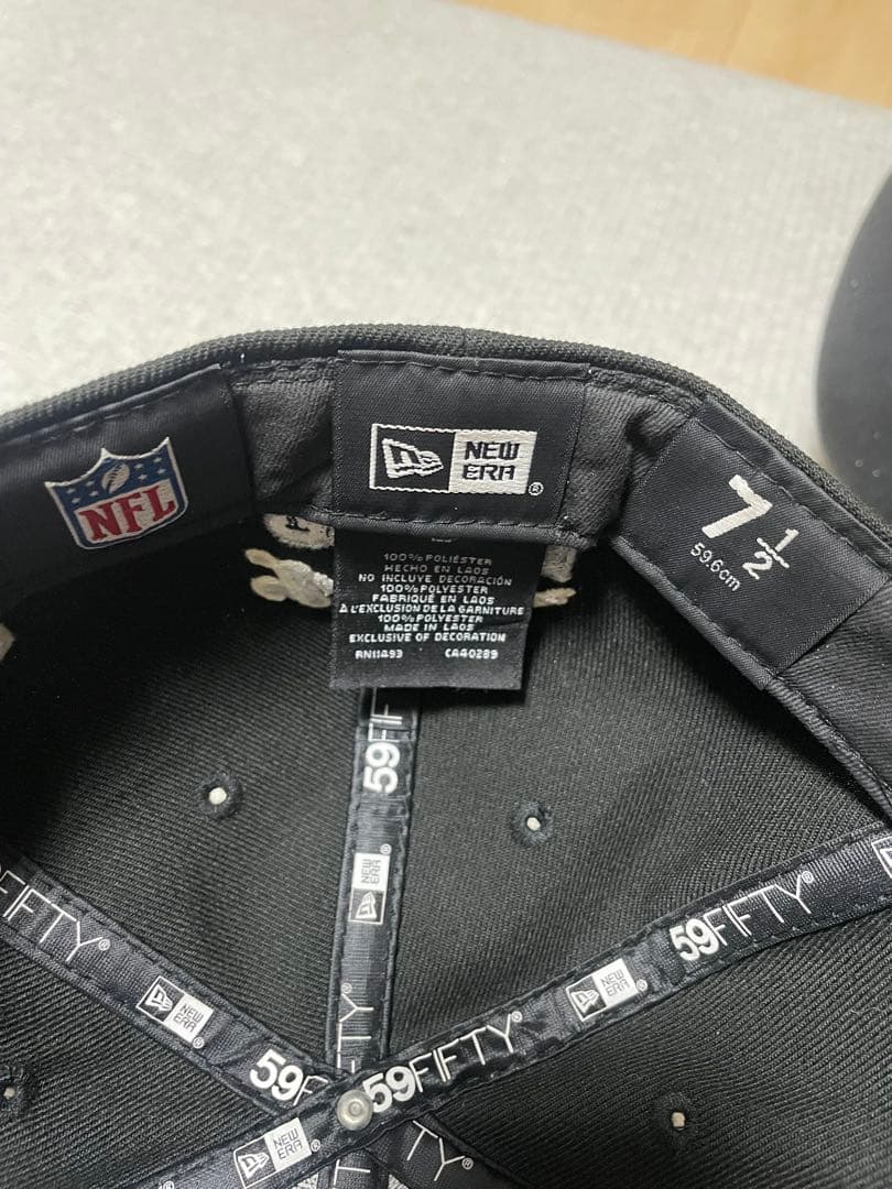 RAIDERS キャップ ブラック グレー LV タイムセールで本日限定価格