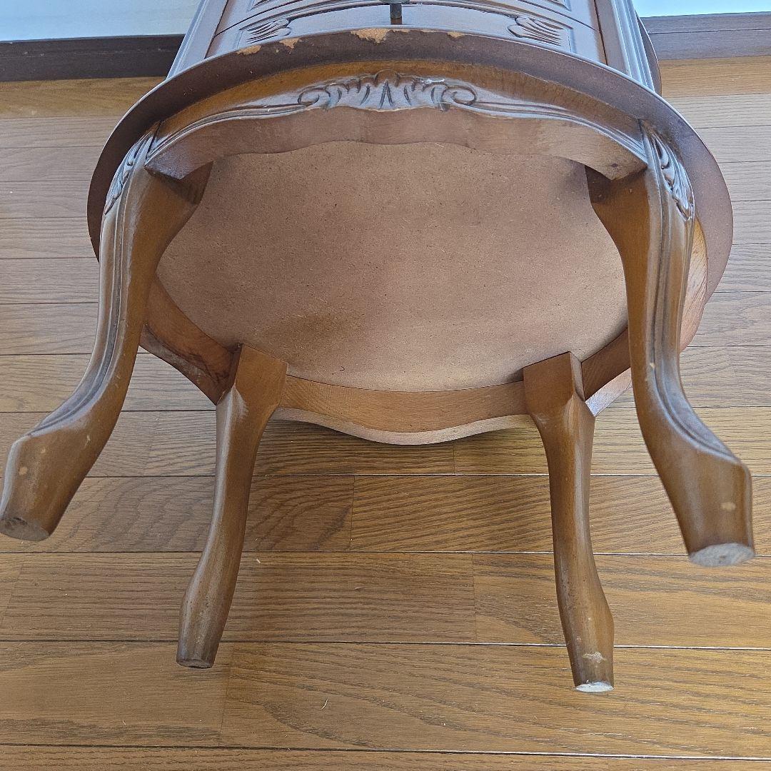 イタリア製アンテイク猫脚ラウンドチェスト