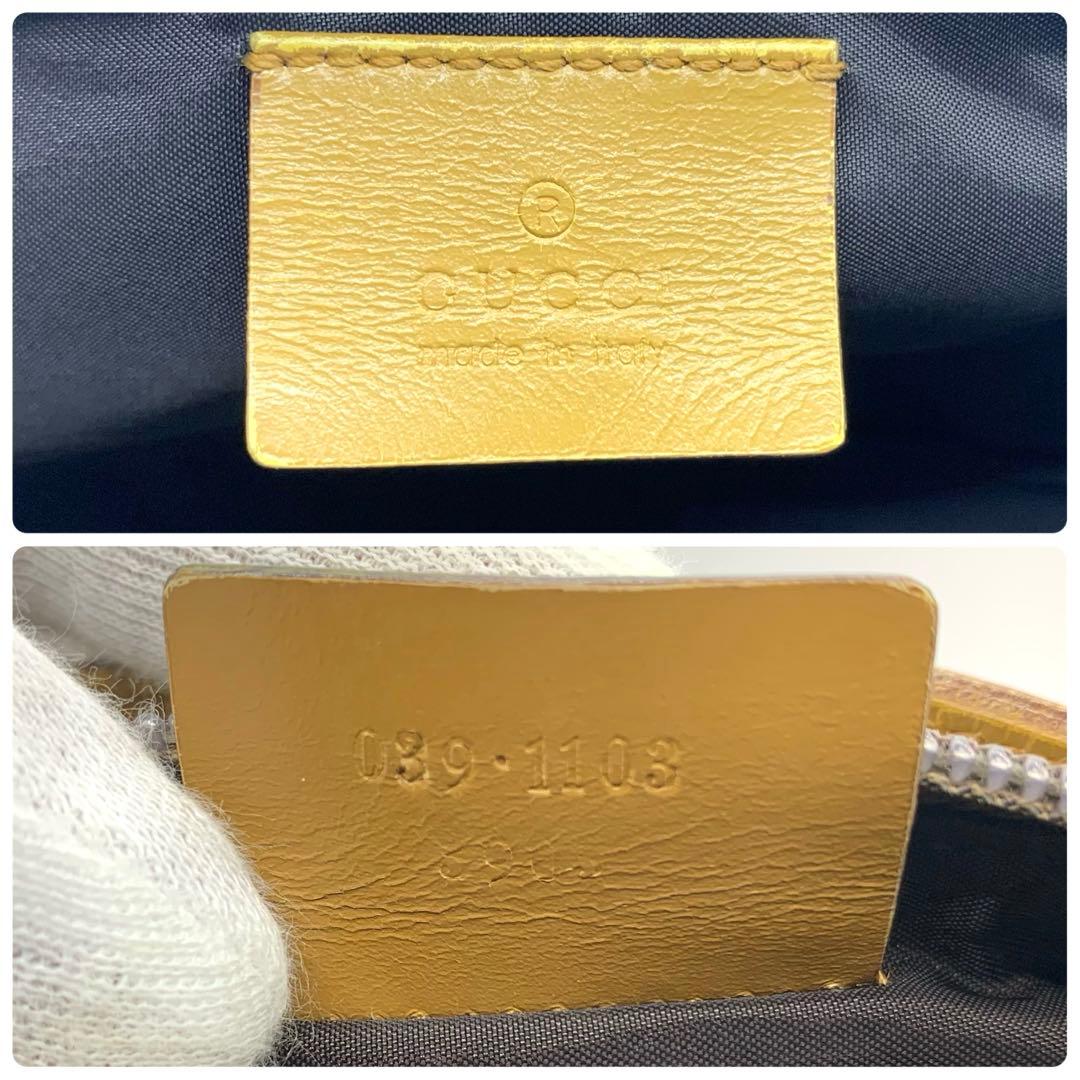 GUCCI グッチ　GGキャンパス　ミニバッグ　アクセサリーポーチ　ハンドバック