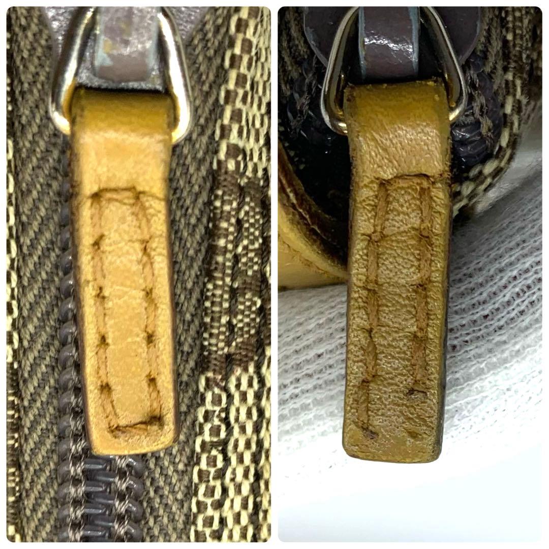 GUCCI グッチ　GGキャンパス　ミニバッグ　アクセサリーポーチ　ハンドバック