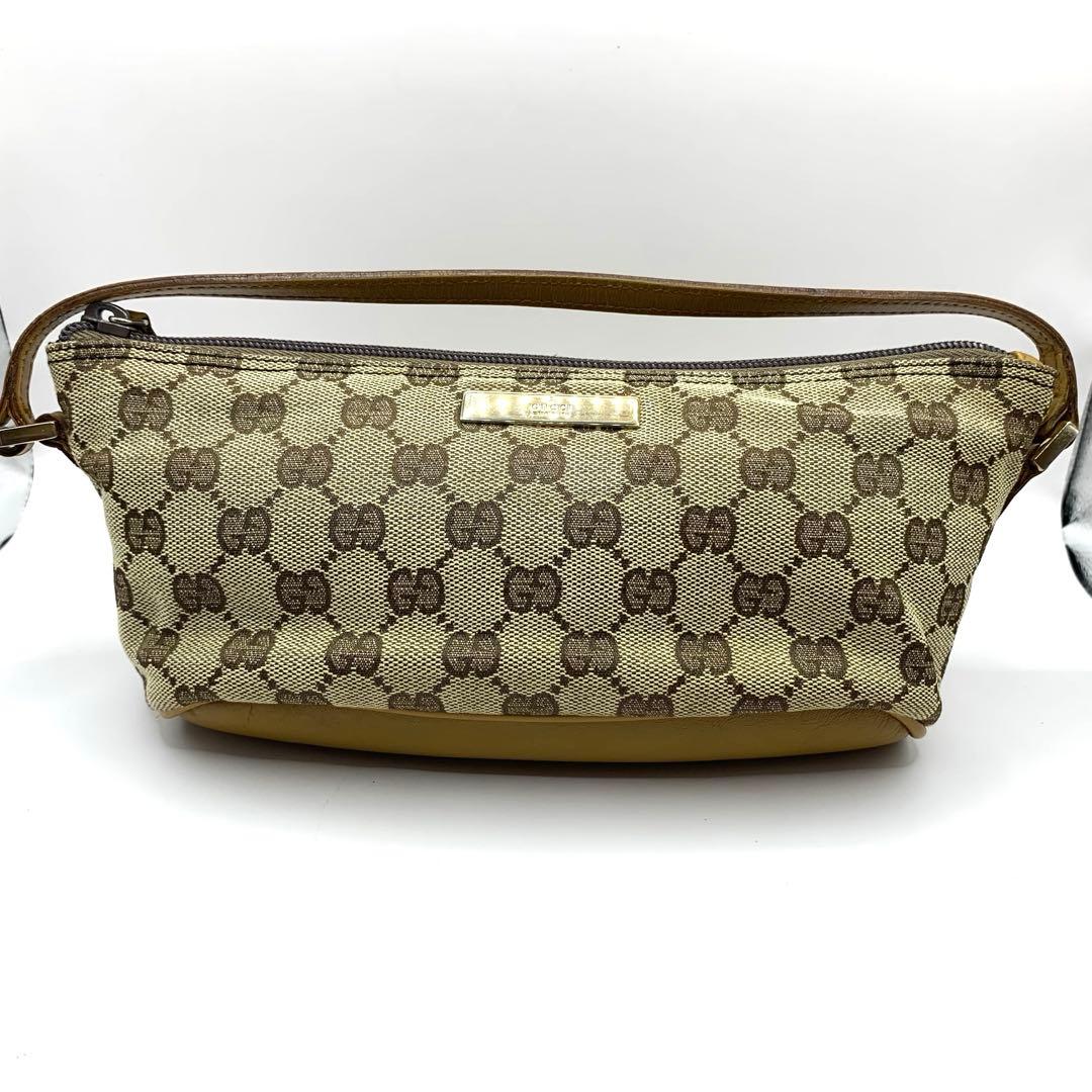 GUCCI グッチ　GGキャンパス　ミニバッグ　アクセサリーポーチ　ハンドバック