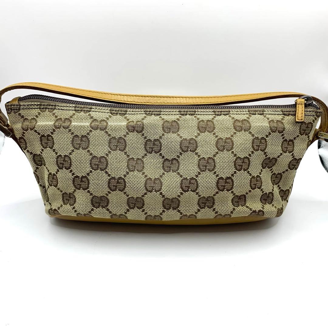 GUCCI グッチ　GGキャンパス　ミニバッグ　アクセサリーポーチ　ハンドバック