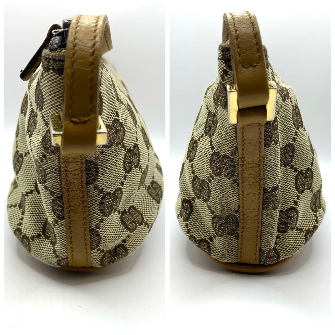 GUCCI グッチ　GGキャンパス　ミニバッグ　アクセサリーポーチ　ハンドバック