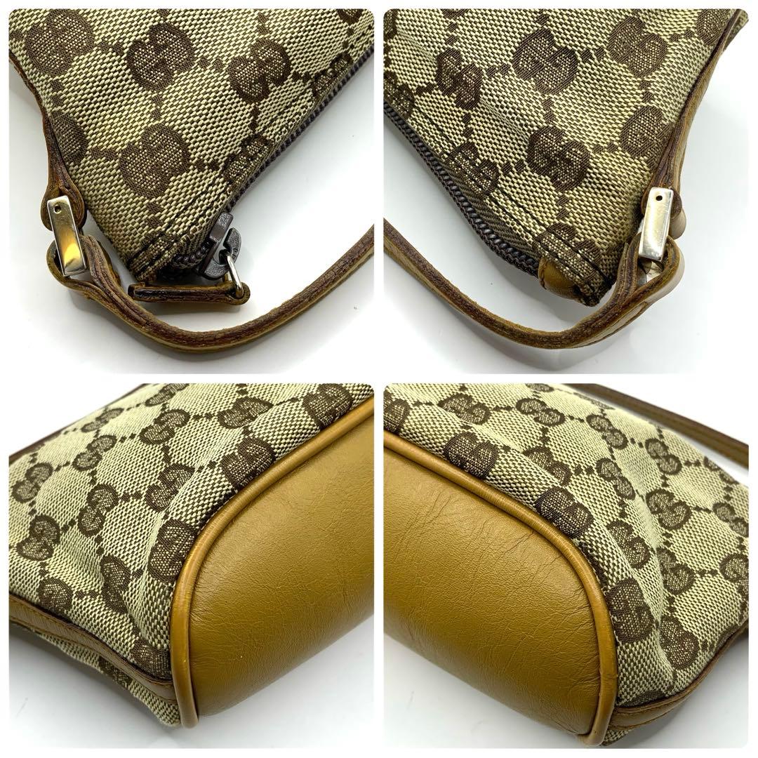 GUCCI グッチ　GGキャンパス　ミニバッグ　アクセサリーポーチ　ハンドバック