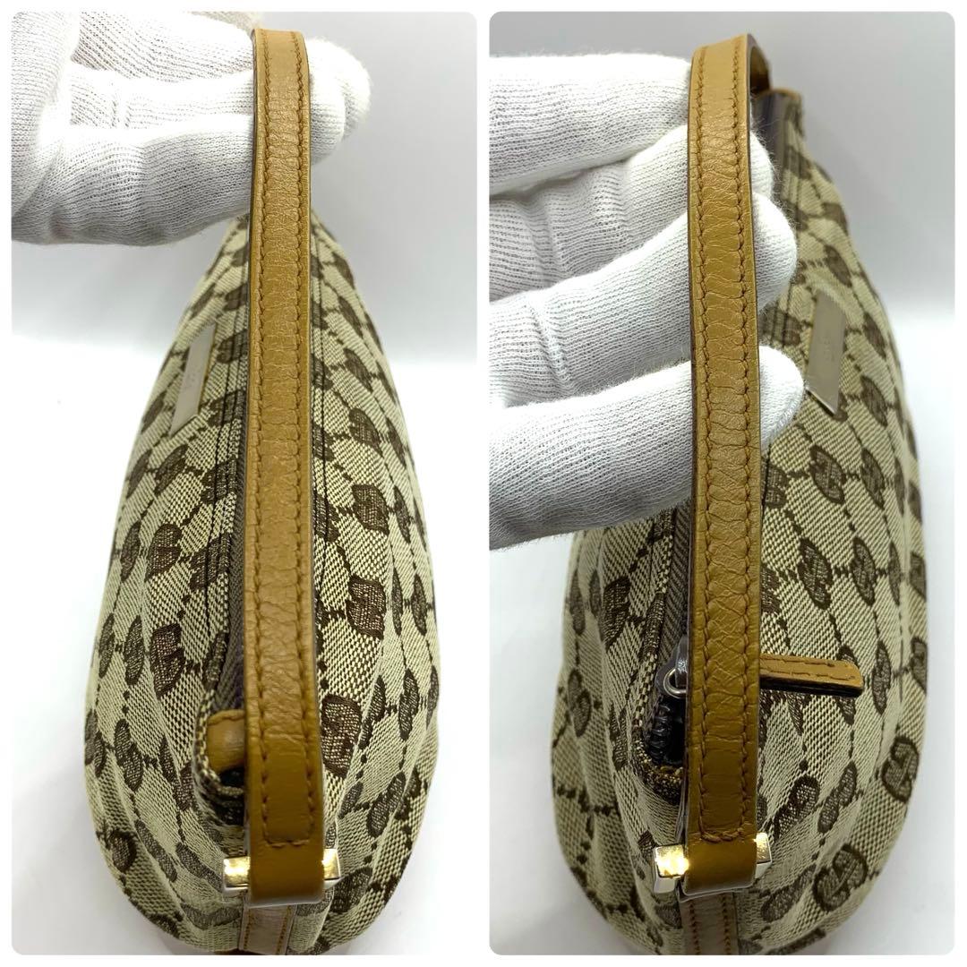 GUCCI グッチ　GGキャンパス　ミニバッグ　アクセサリーポーチ　ハンドバック