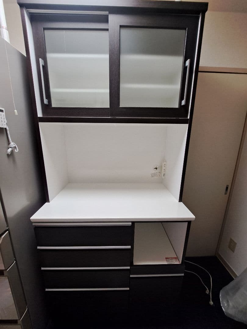 ニトリ　キッチンボード　レジューム90