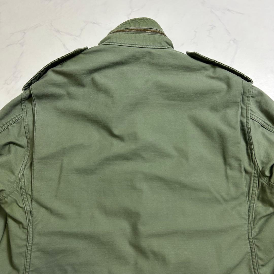 【80s】旧ロゴ アルファインダストリーズ M-65 フィールドジャケット M