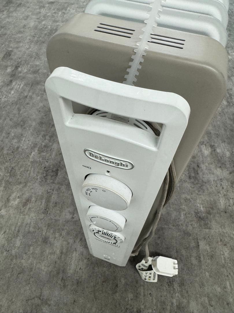 DeLonghi オイルヒーター ホワイト/グレー