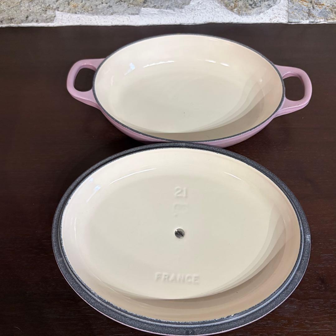 LE CREUSET ルクルーゼ　オバール　両手鍋