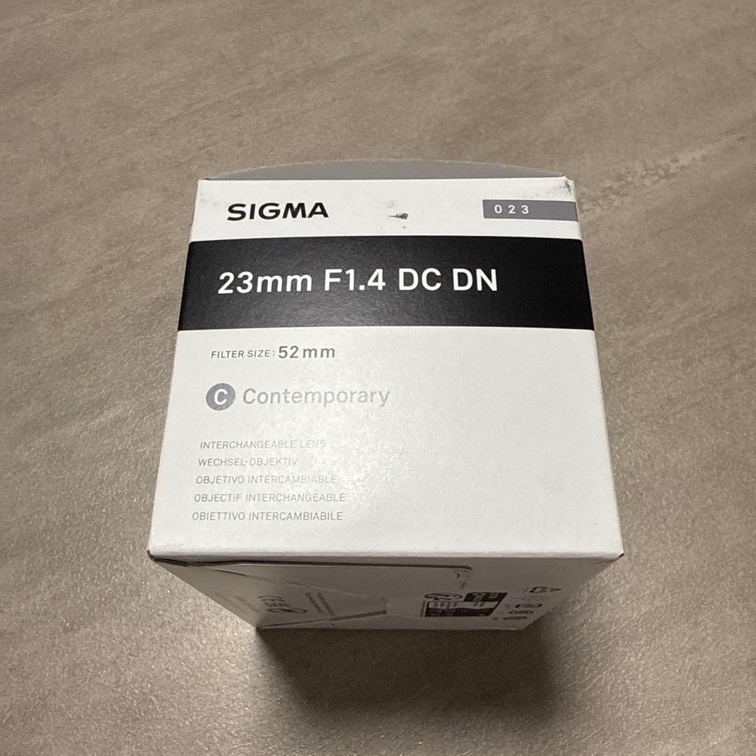 【美品】SIGMA 23mm F1.4 DC DN Eマウント