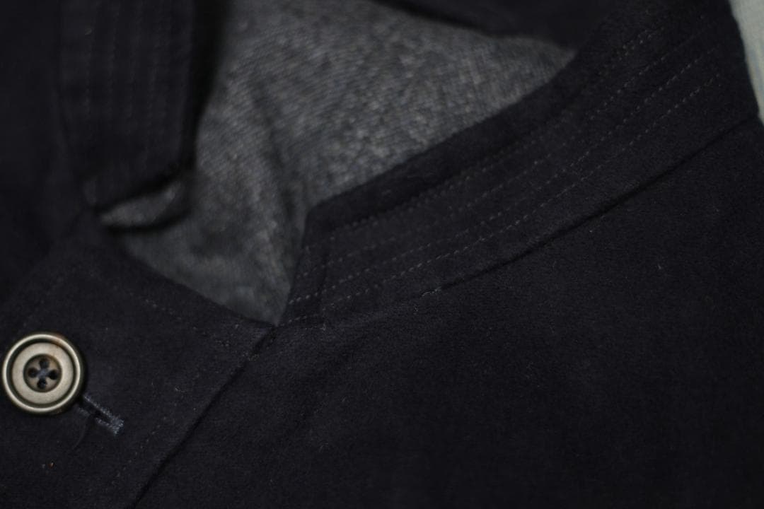 【良品】S.E.H.Kelly モールスキン スタンドカラー ジャケット S