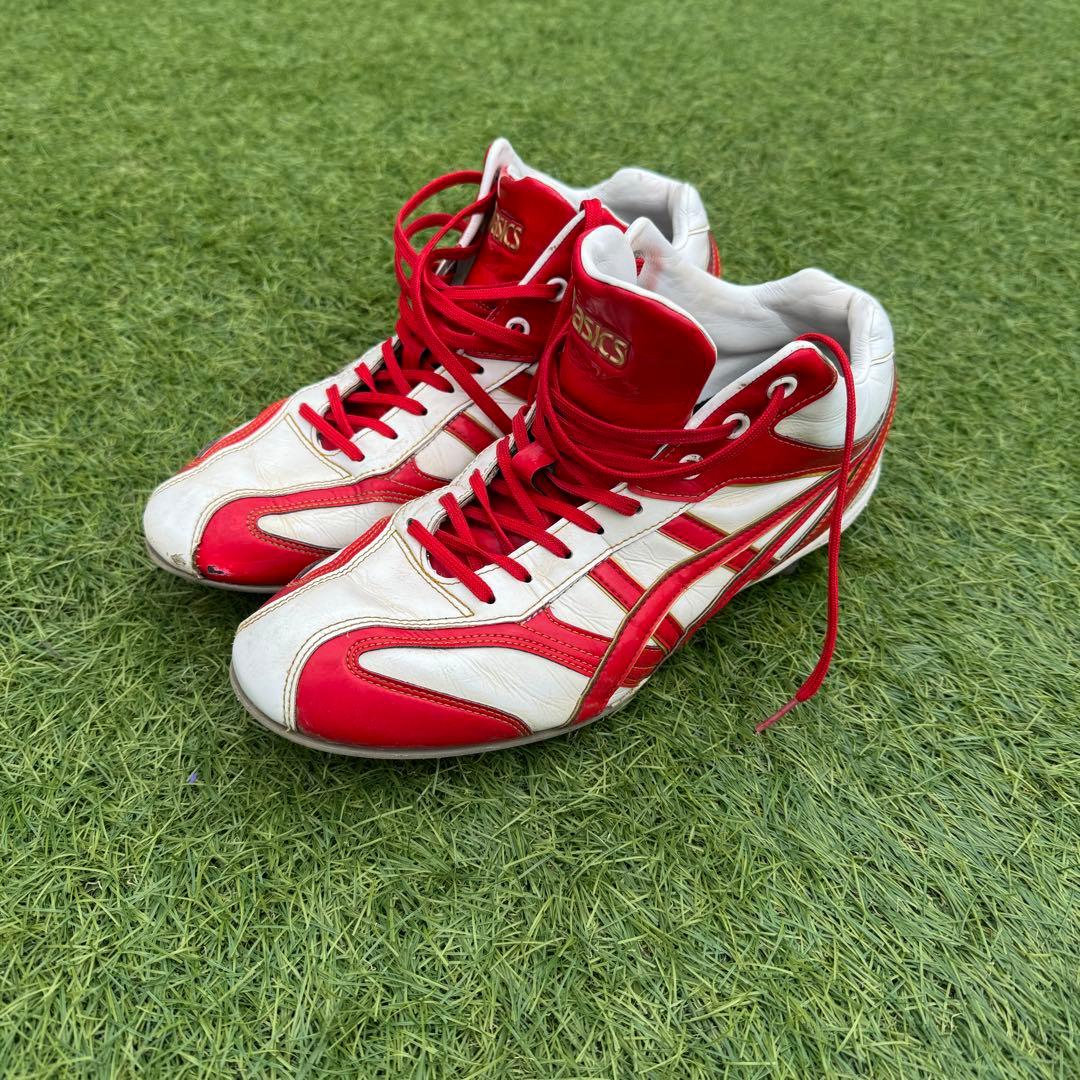 限定品アシックス 野球 27cmローカットスパイク