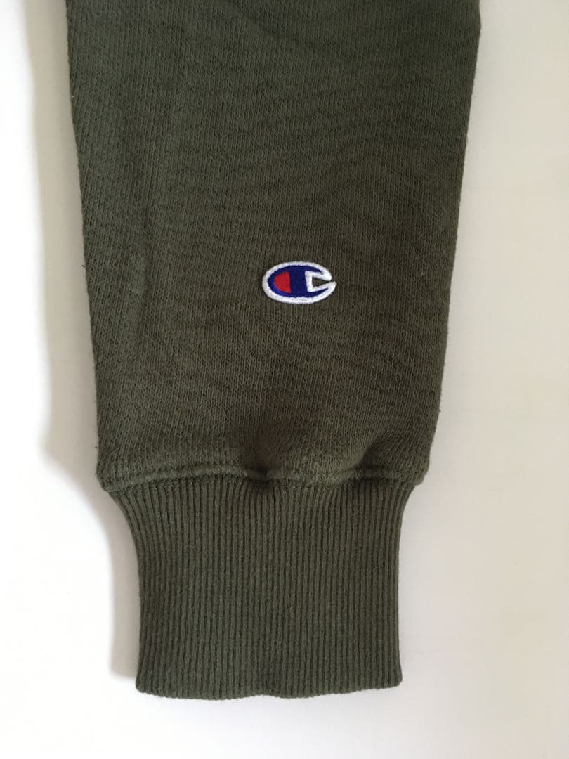 美品　希少　Stussy × Champion　ラグラン　カンガルーポケット S