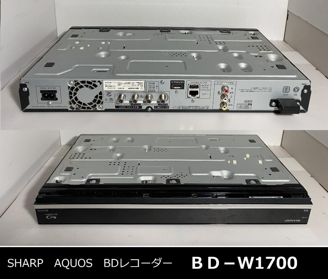 ♬　SHARP BD-W1700「 HDD:2TB容量アップ」　♬