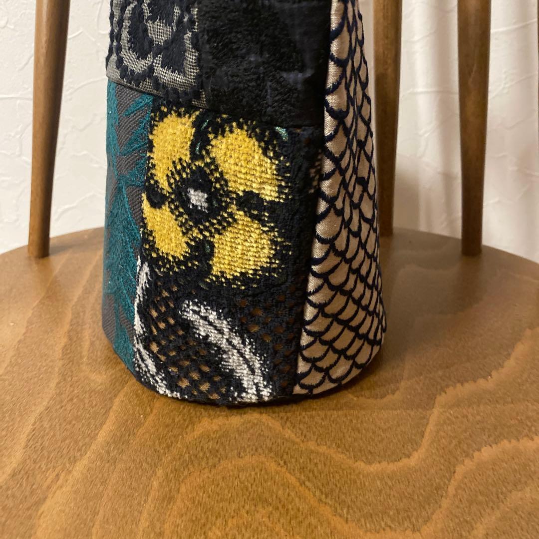 ♡handmade♡ ミナペルホネン　　　まぁるい底のバケツバッグ