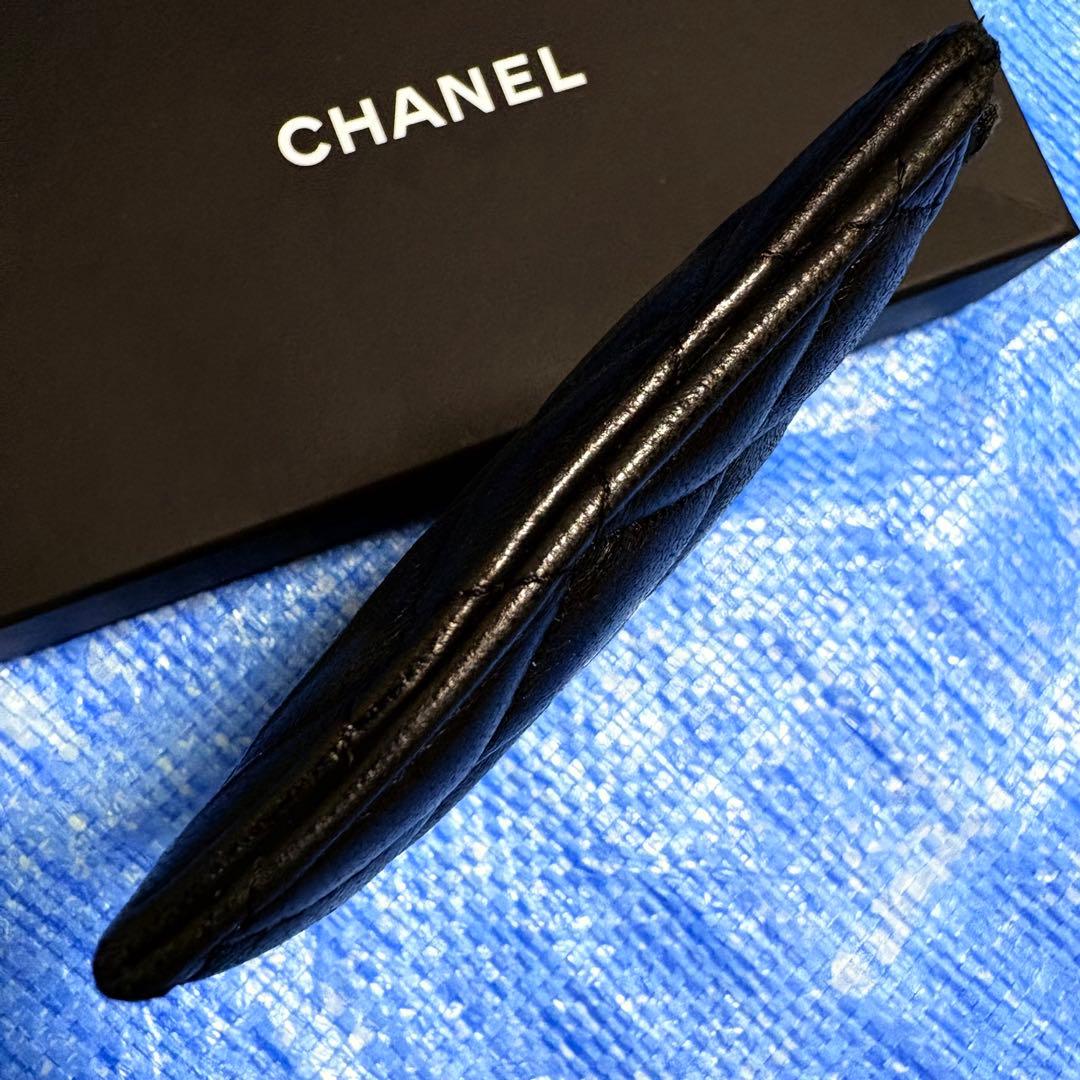 CHANEL⬛︎ウォレット⬛︎長財布⬛︎クロコ型押し⬛︎キルティング⬛︎レザー⬛︎ブラック