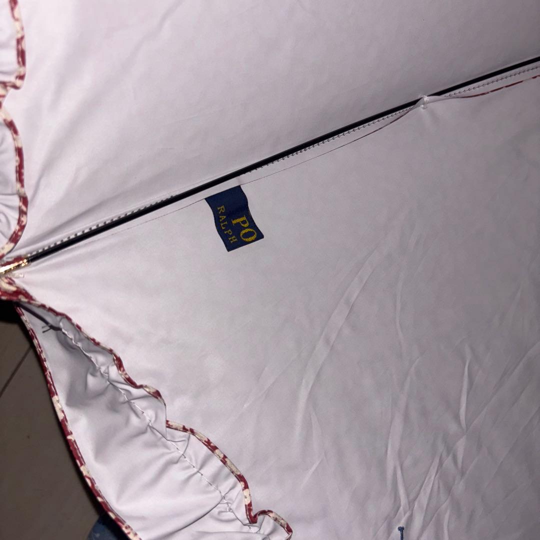 ポロ ラルフローレン 晴雨兼用日傘 デイジーフリル ポロポニー