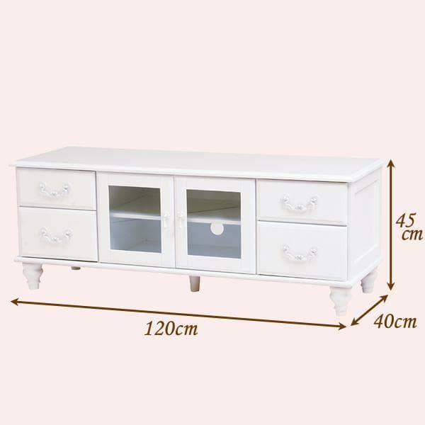 【新品】エレガント　アンティーク風 テレビボード フェミニン　アウトレット