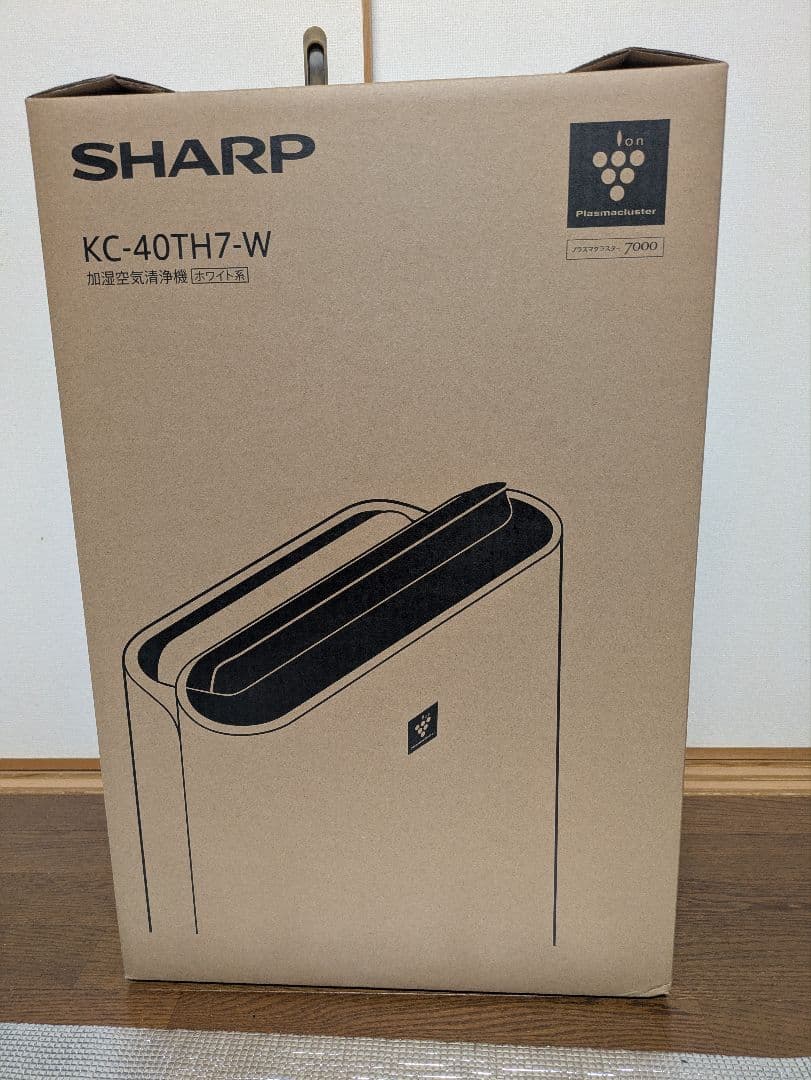 最終値下【新品・未使用品】シャープ　加湿空気清浄機　KC-40TH7-W　送料込
