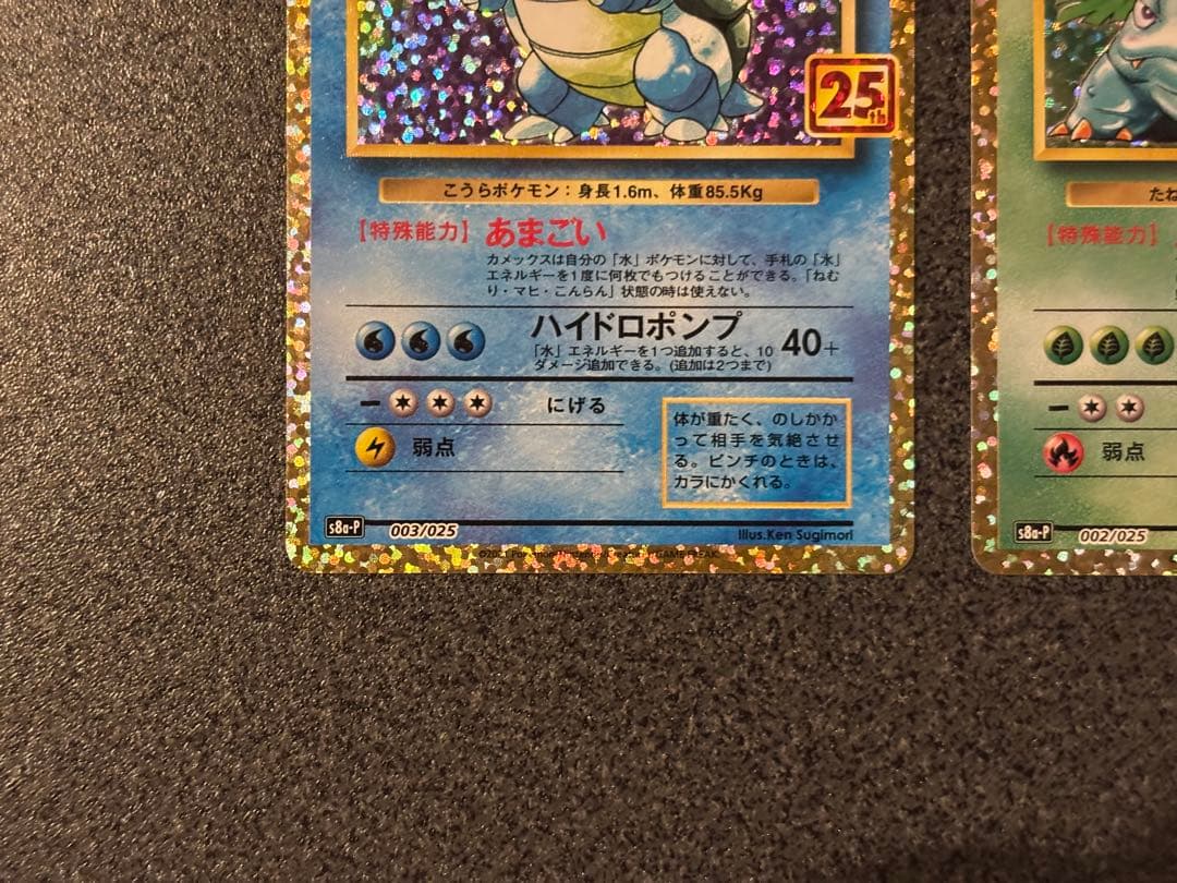 フシギバナ カメックス プロモカードパック 25th 2枚セット