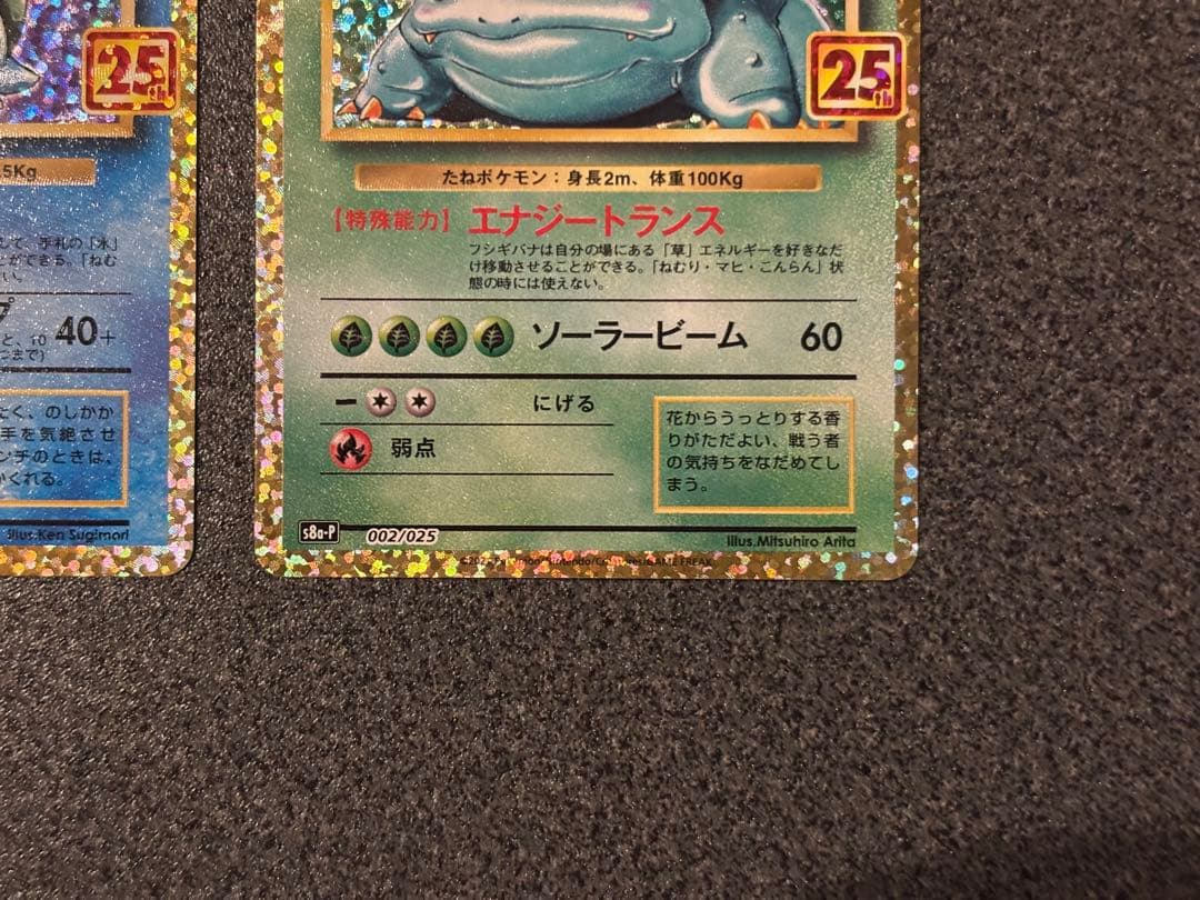 フシギバナ カメックス プロモカードパック 25th 2枚セット