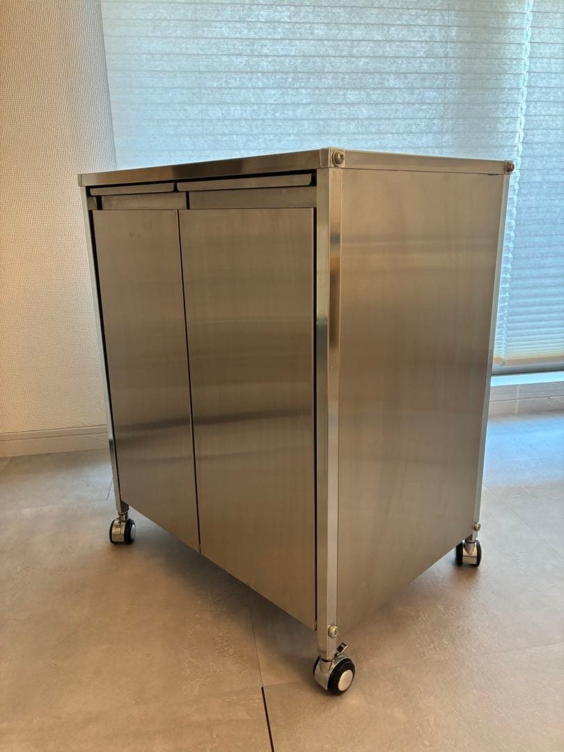 日本製 燕三条 ステンレスダストボックス