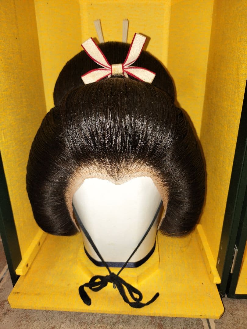 かがりん【値下げ】文金高島田　日本かつら　ケース入り