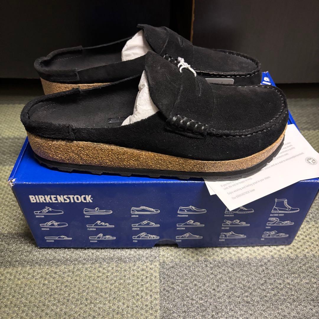 新品 Birkenstock Naplesビルケン ネープルズ 40 ブラック