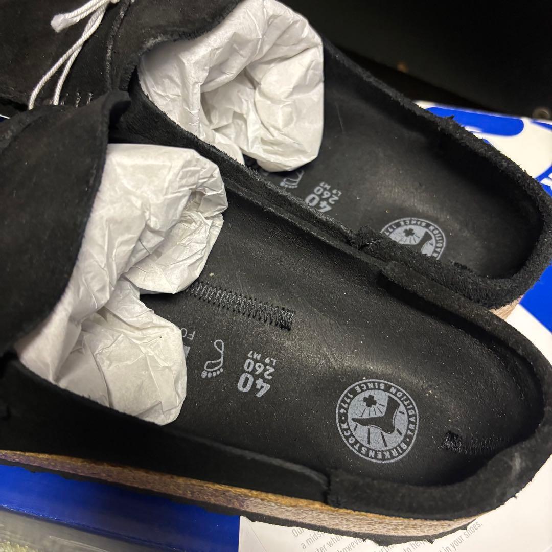 新品 Birkenstock Naplesビルケン ネープルズ 40 ブラック