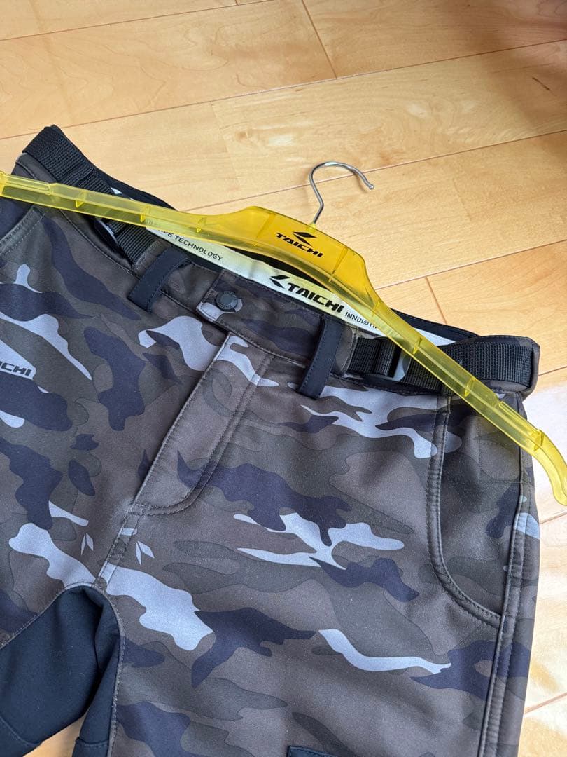 RSタイチ ウインドストップソフトシェルパンツ RSY555 カモ Mサイズ