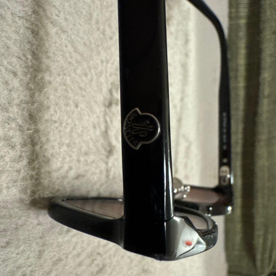 モンクレール サングラス 0073 50E ブラック ブラウンレンズ 正規品