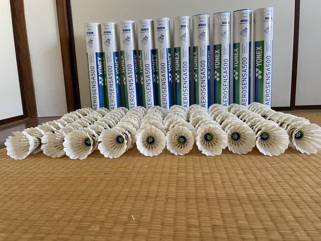 AEROSENS A500 中古バドミントンシャトル120球☆