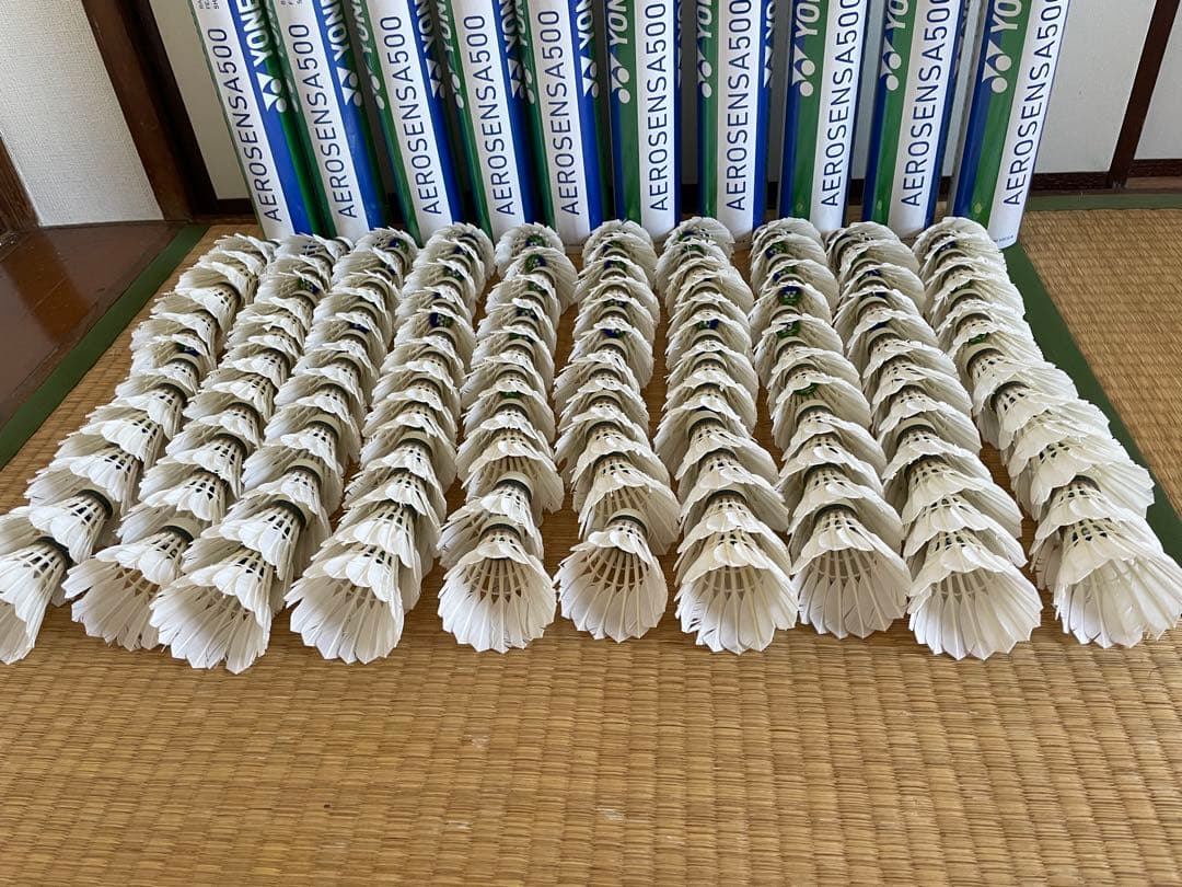 AEROSENS A500 中古バドミントンシャトル120球☆