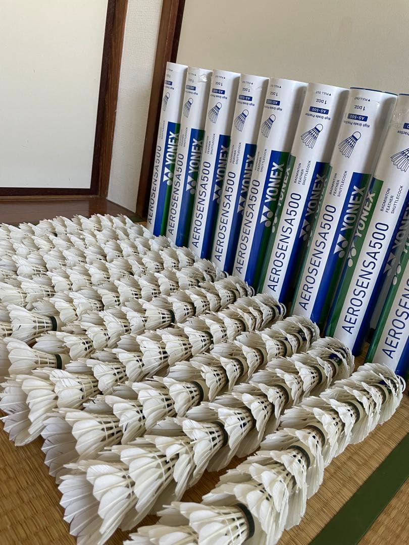 AEROSENS A500 中古バドミントンシャトル120球☆