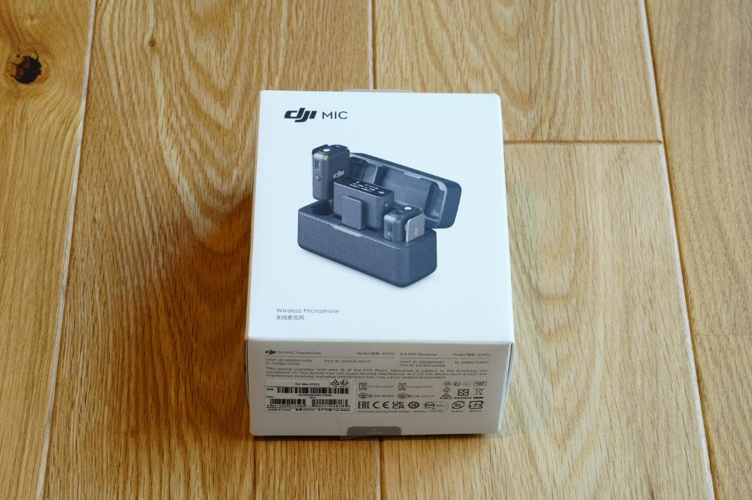 【超美品】DJI Mic（トランスミッター２ + レシーバー１ + 充電ケース）