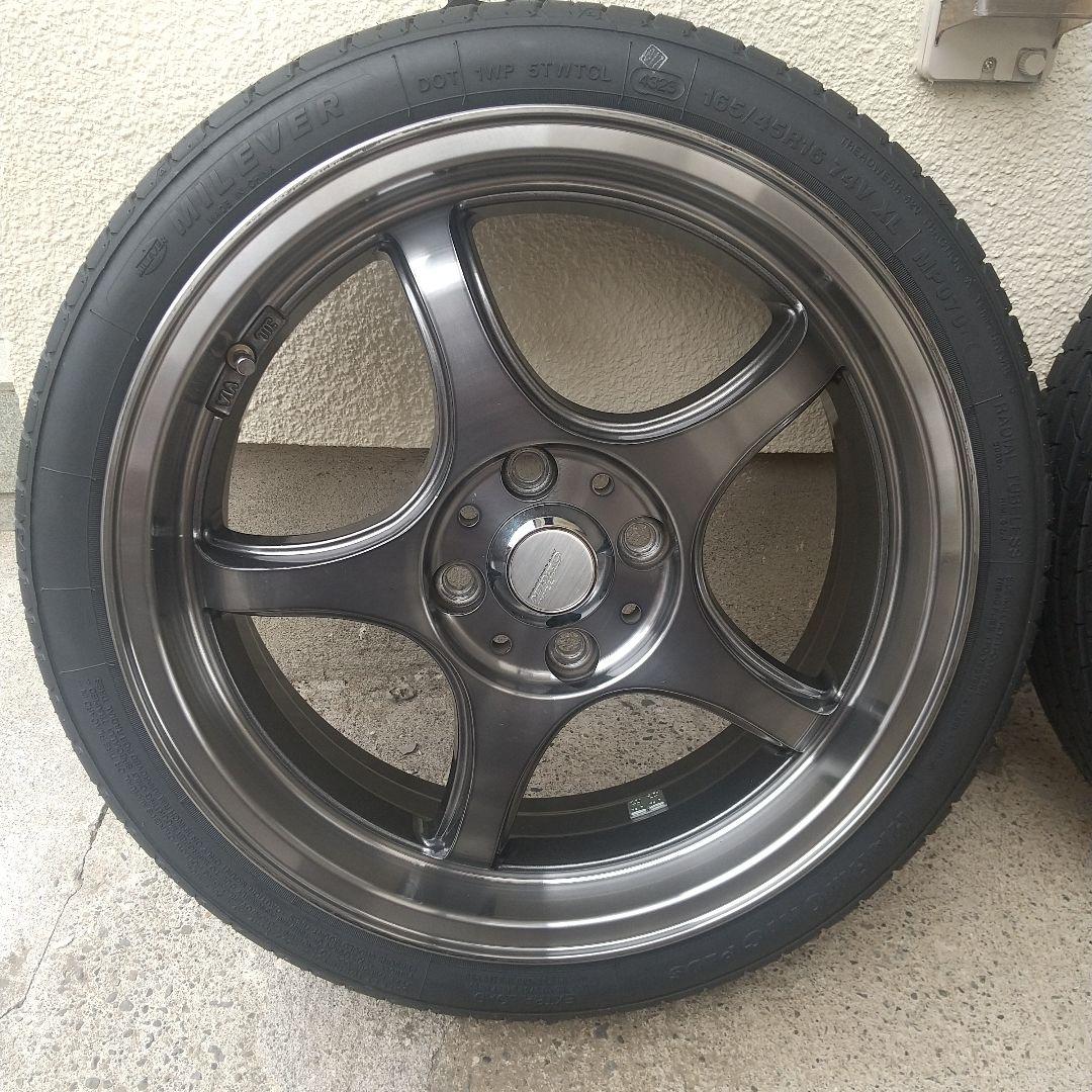5ZIGEN 165/45R16 タイヤアルミセット 送料込み！