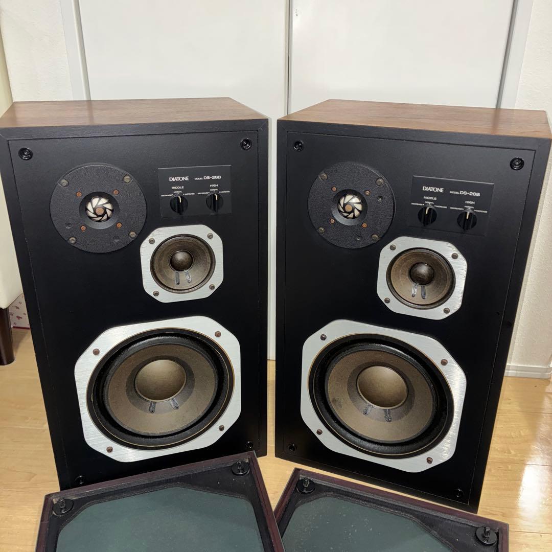 DIATONE スピーカー　ペアDS-28B 完動品　送料込み！いい音です！です