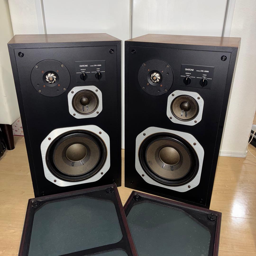 DIATONE スピーカー　ペアDS-28B 完動品　送料込み！いい音です！です