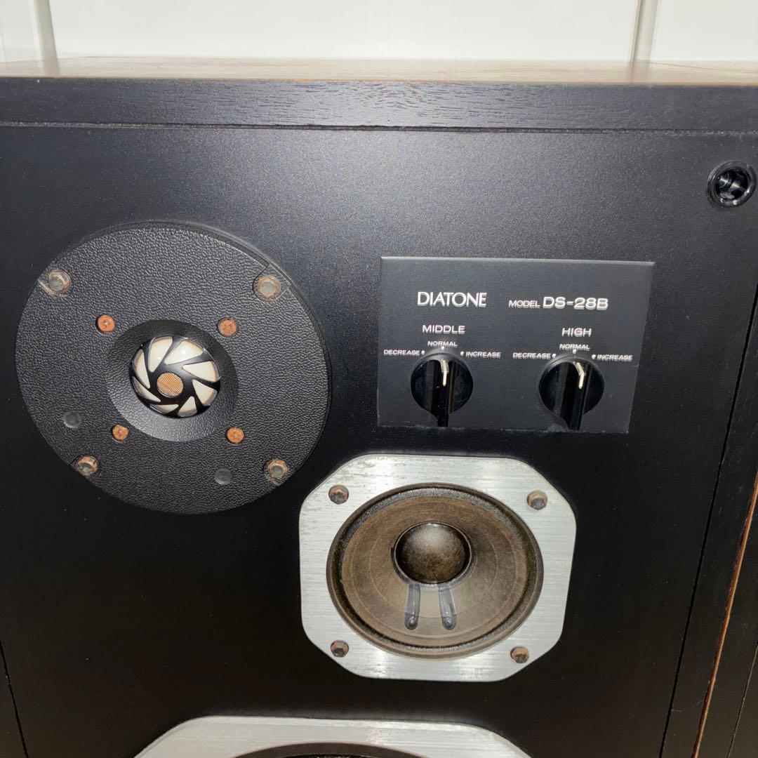 DIATONE スピーカー　ペアDS-28B 完動品　送料込み！いい音です！です