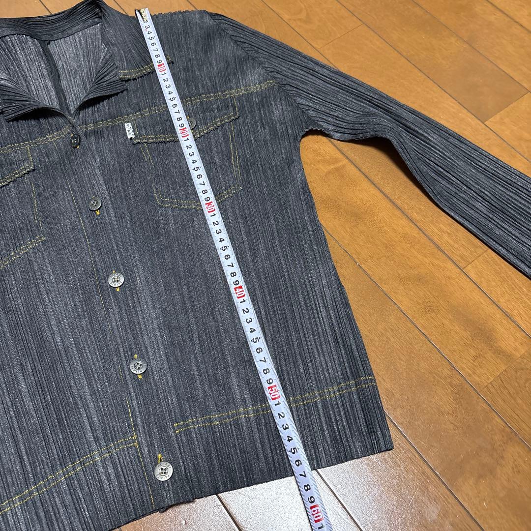 PLEATS PLEASE デニムスタイルジャケット サイズ3