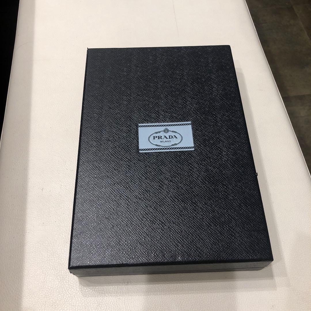 PRADA ネイビー ストール　マフラー　3N2502