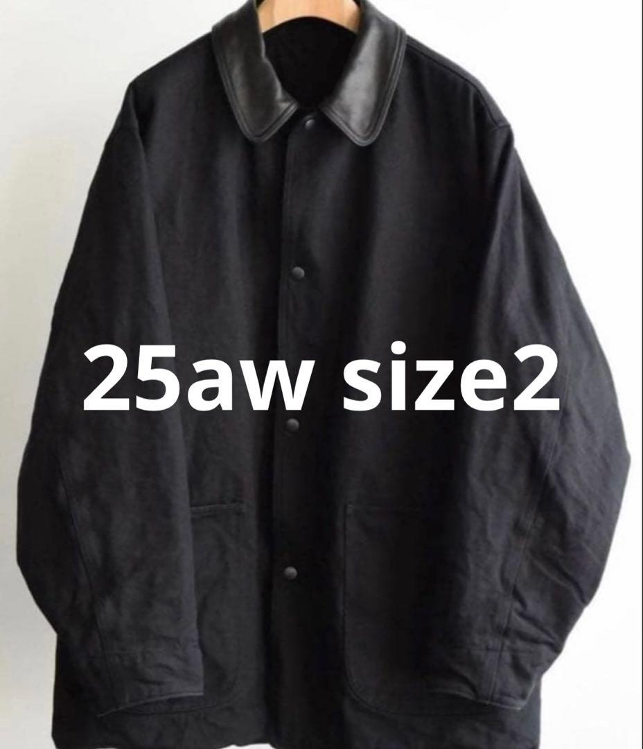 size2 25aw COMOLI デニムレザーワークジャケット