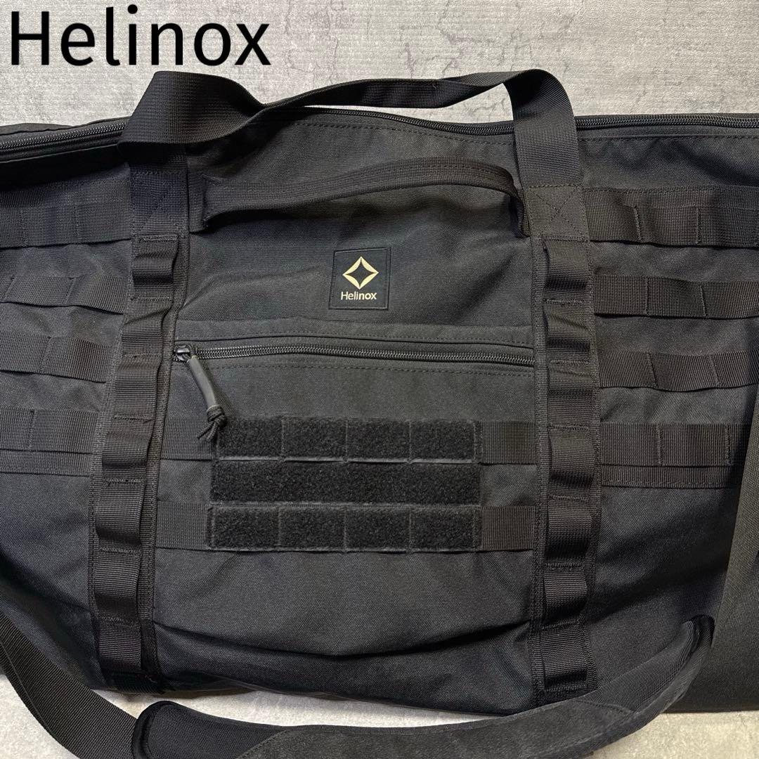 【美品】ヘリノックス フィールドダッフル 60 黒 2WAY ボストンバッグ