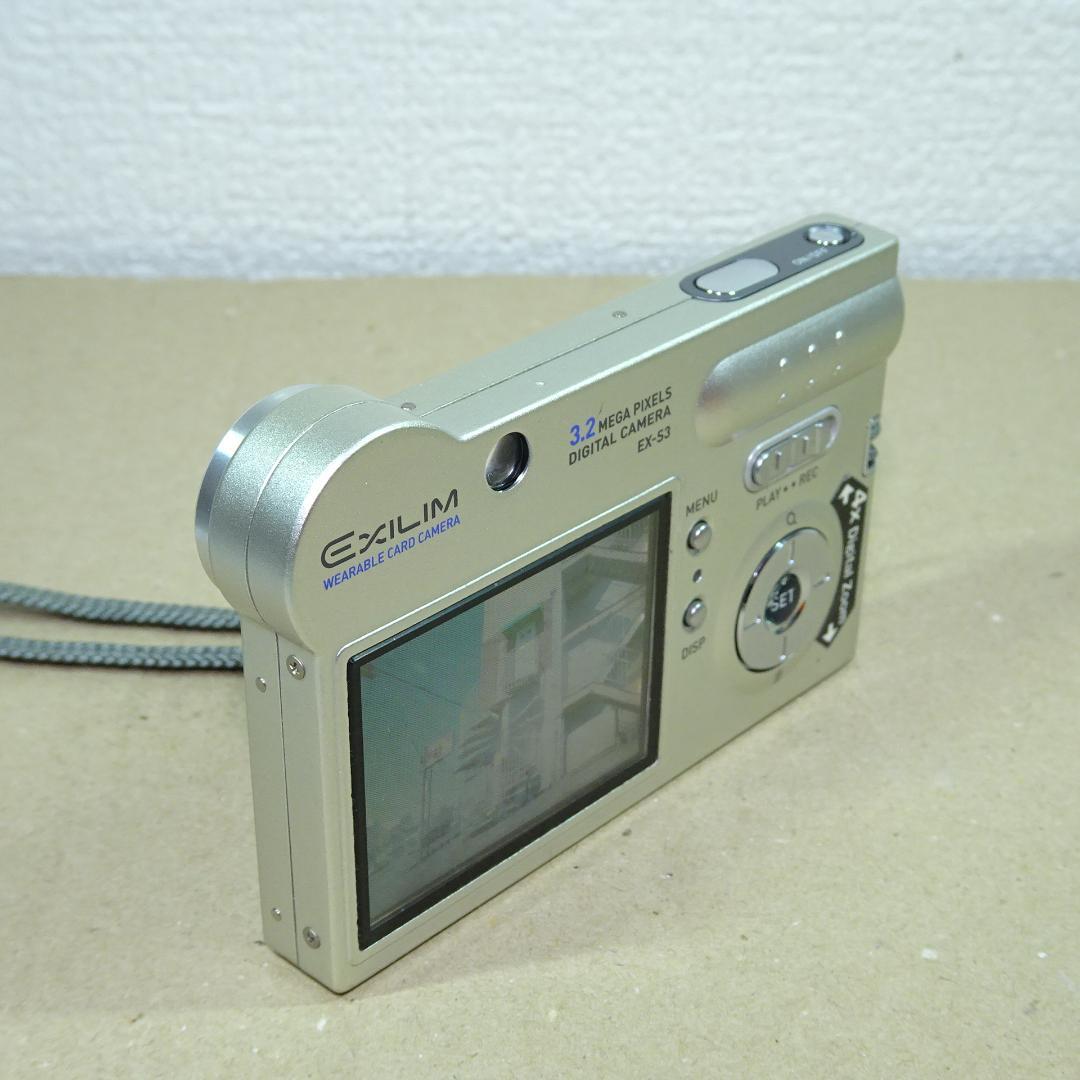 カシオ EXILIM EX-S3 オールドコンデジ デジカメ バッテリー新品付き