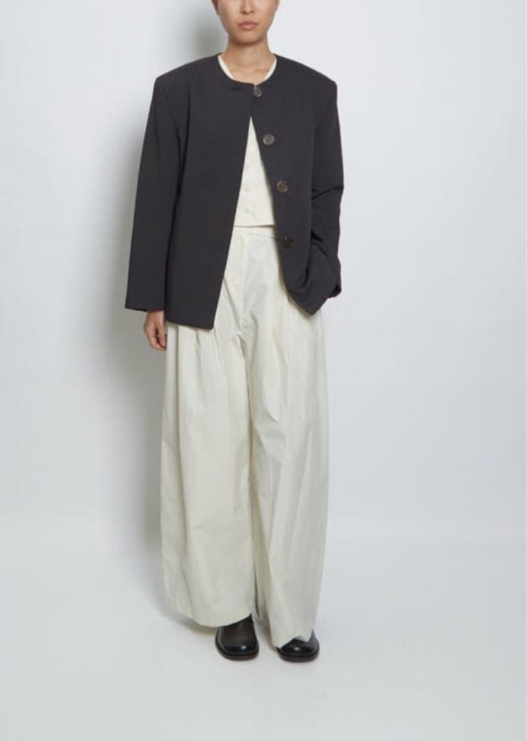 AMOMENTO Round Neck Padded Jacket ジャケット