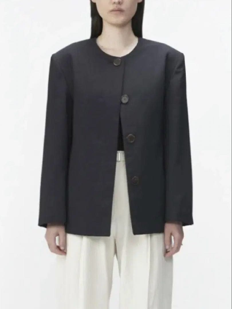 AMOMENTO Round Neck Padded Jacket ジャケット