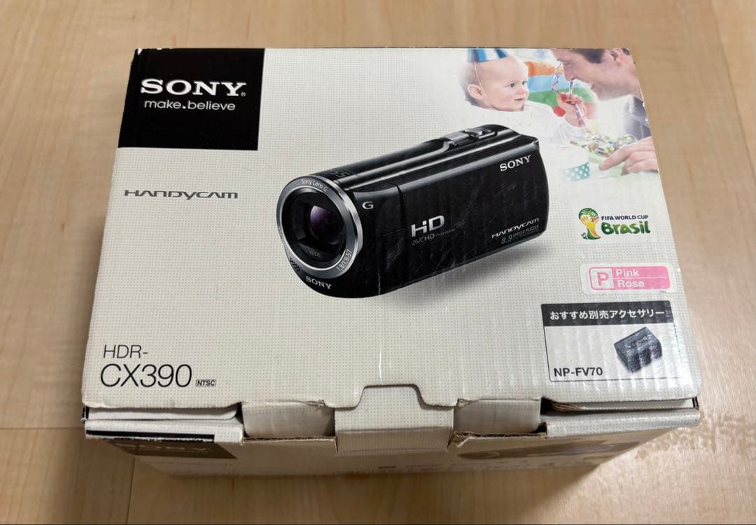 SONY HDR-CX390ビデオカメラ　ピンク