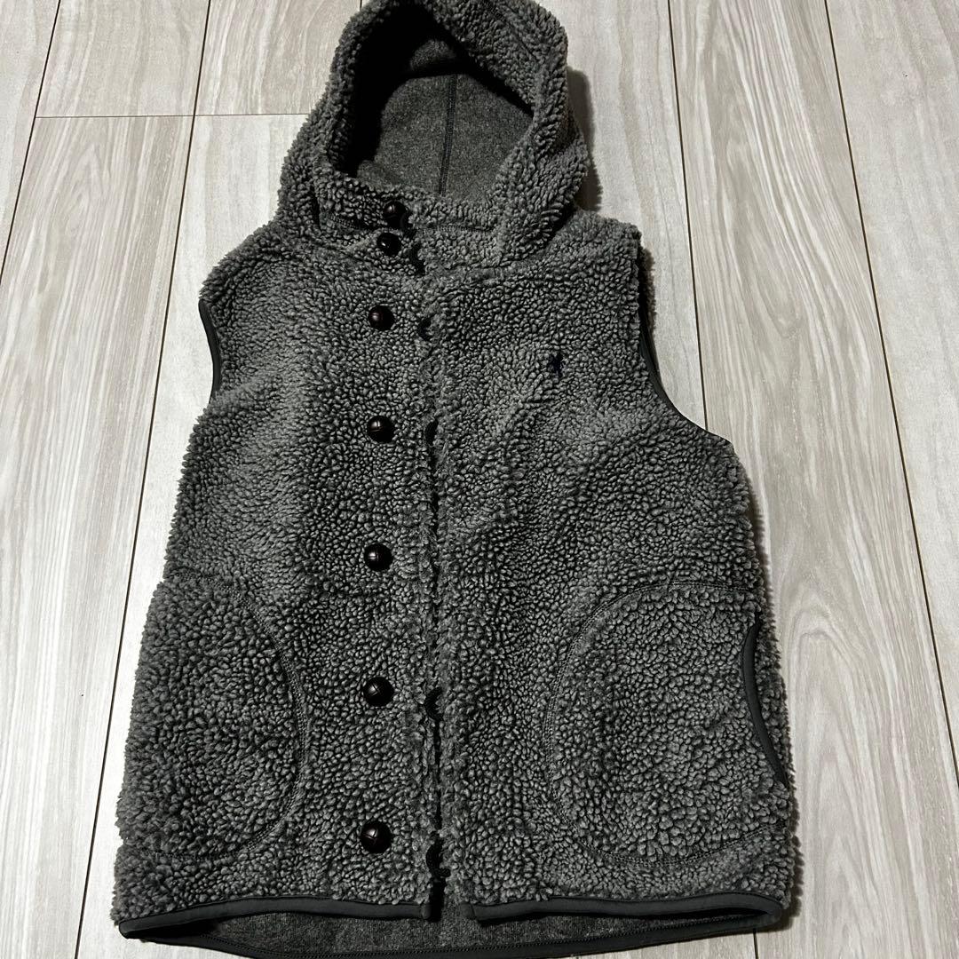 Gymphlex ジムフレックス ボア フリース フーデッドベスト14